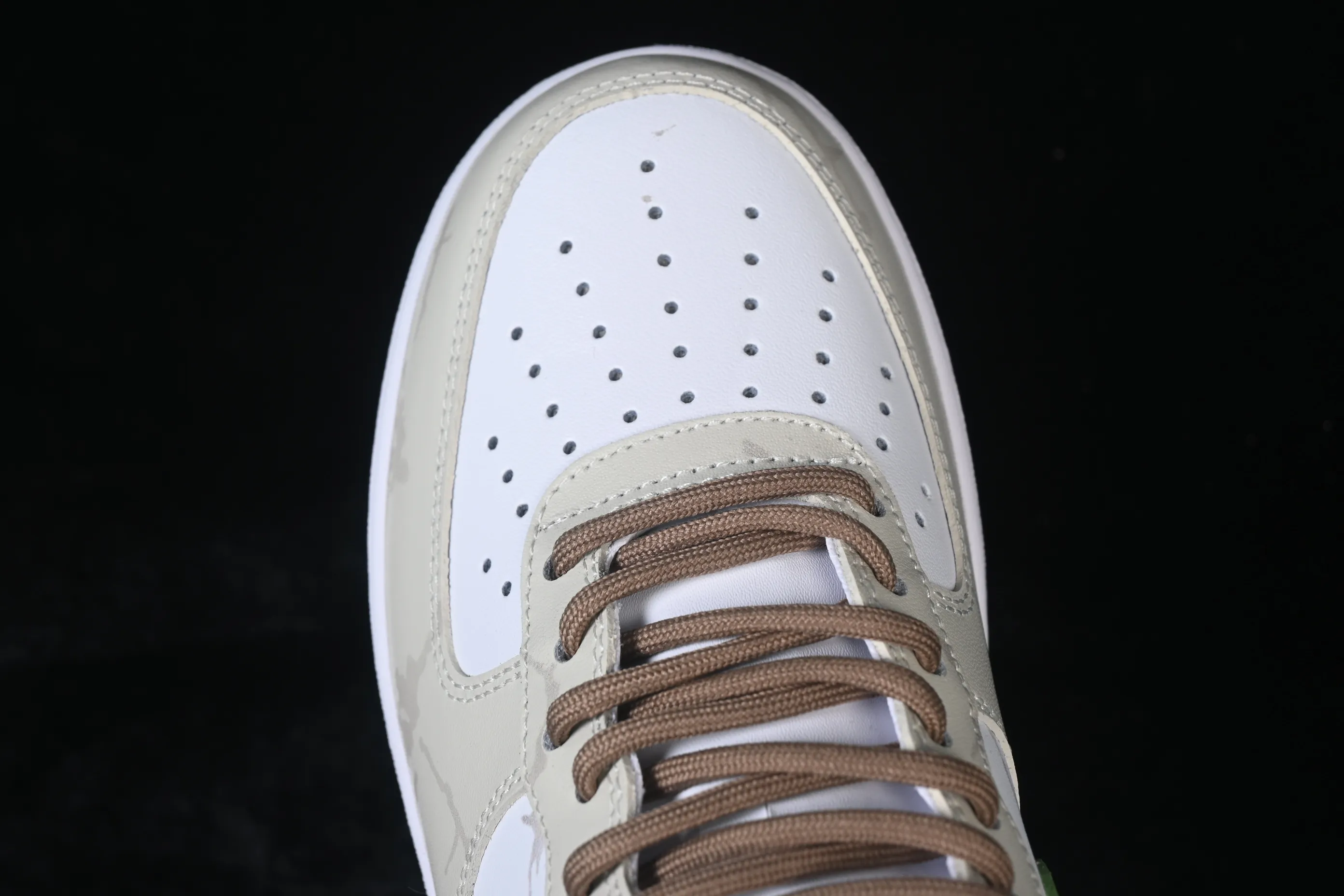 All categories Nk Air Force 1 Air Force series Nk Air Force 1 Low Air Force low-top Nike Air Force 1'07 Low brown-green prologue Air Force 1 low-top casual sneakers ZH0316-130